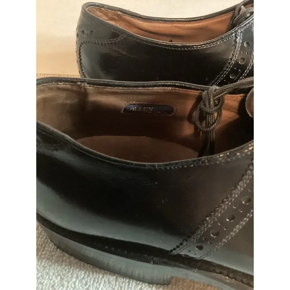 Allen Edmond’s Men’s Dress Shoes 9.5 B Black Lace Up Size 31716 Style
